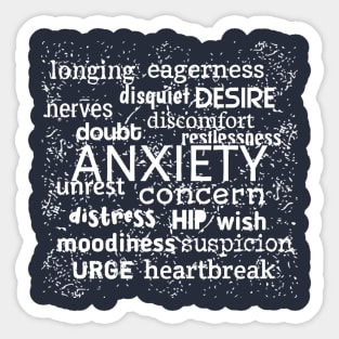 Anxiety Sticker